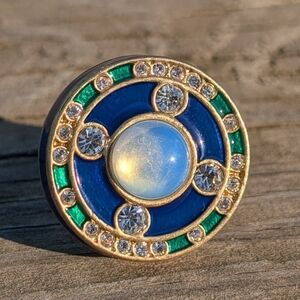 Lia Sophia Roullette Cocktail Ring size 9